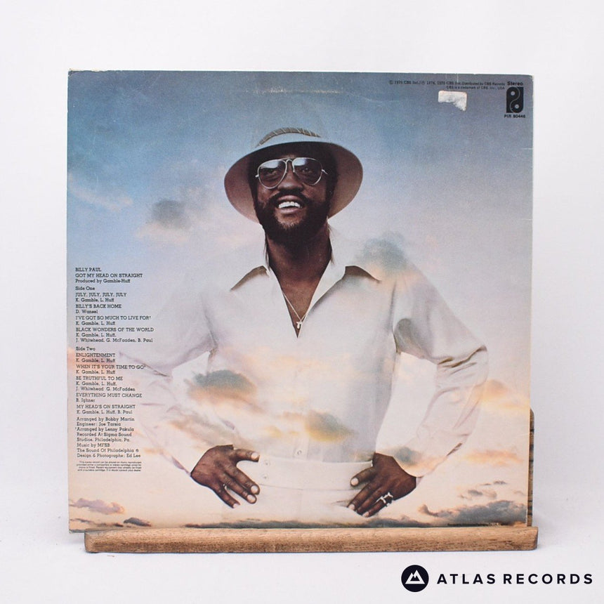 Billy Paul - Got My Head On Straight - LP Vinyl Record - VG+/VG+