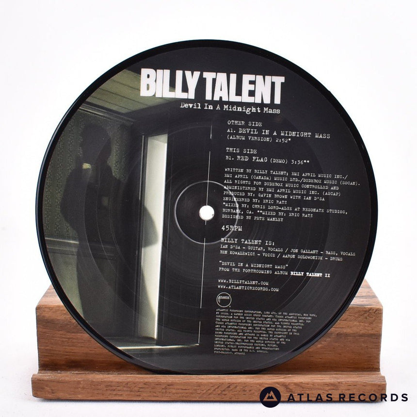 Billy Talent - Devil In A Midnight Mass - Picture Disc 7" Vinyl Record - NM/NM