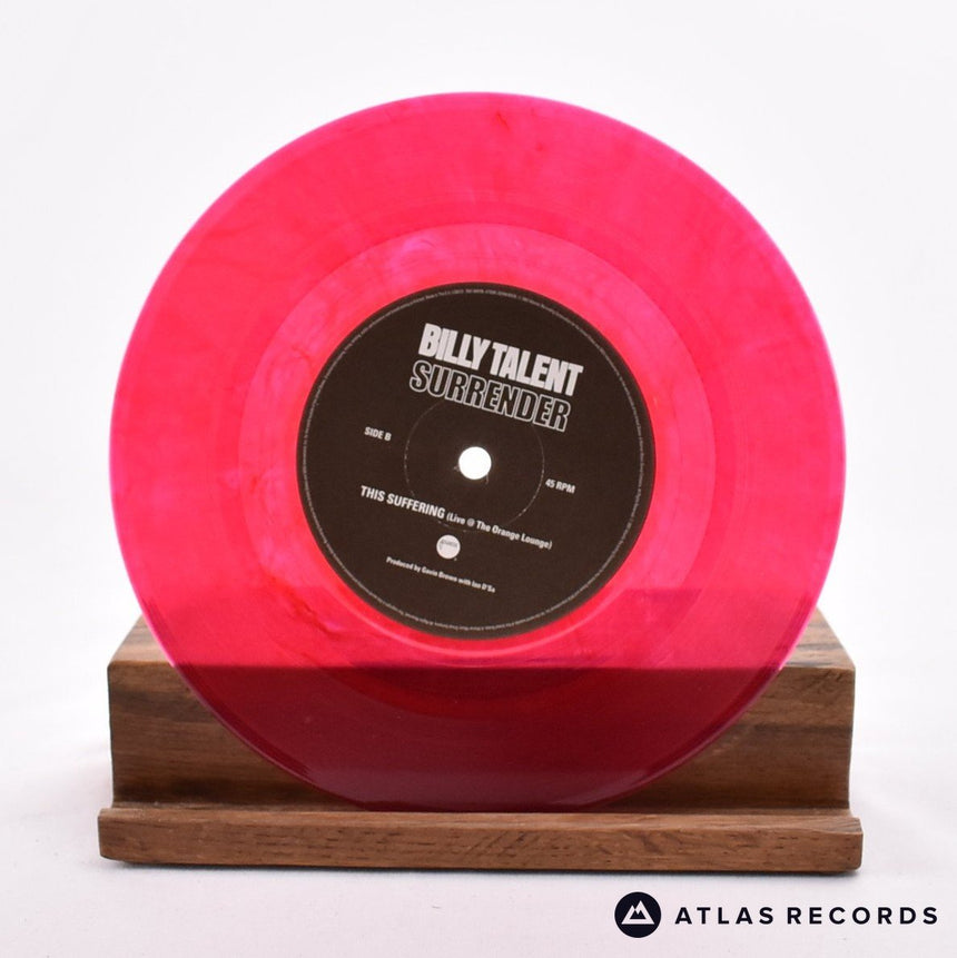 Billy Talent - Surrender - Magenta Transparent 7" Vinyl Record - NM/EX