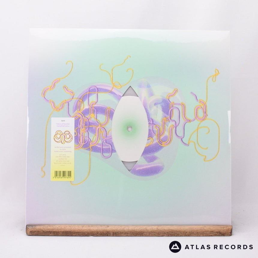 Björk - History Of Touches - Translucent Die-Cut Sleeve Etched 12" Vinyl Record