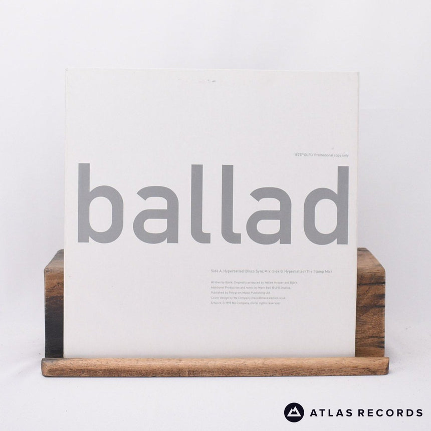 Björk - Hyperballad (LFO Mixes) - Promo 10" Vinyl Record - EX/VG+