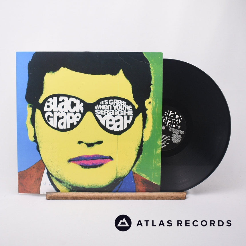 Black Grape - It's Great When You're Straight...Yeah - LP Vinyl Record - EX/EX