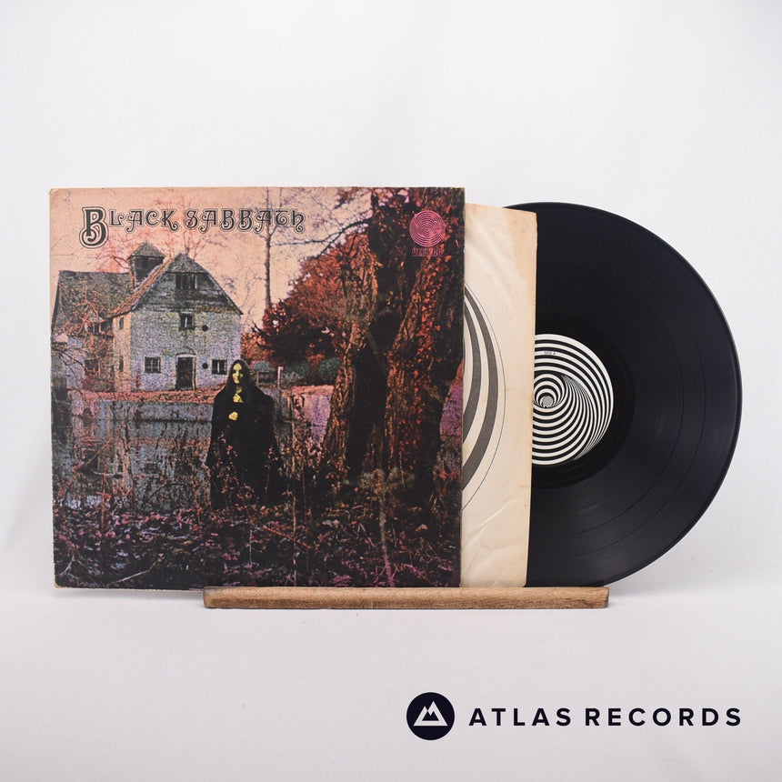 Black Sabbath Black Sabbath LP Vinyl Record - Front Cover & Record