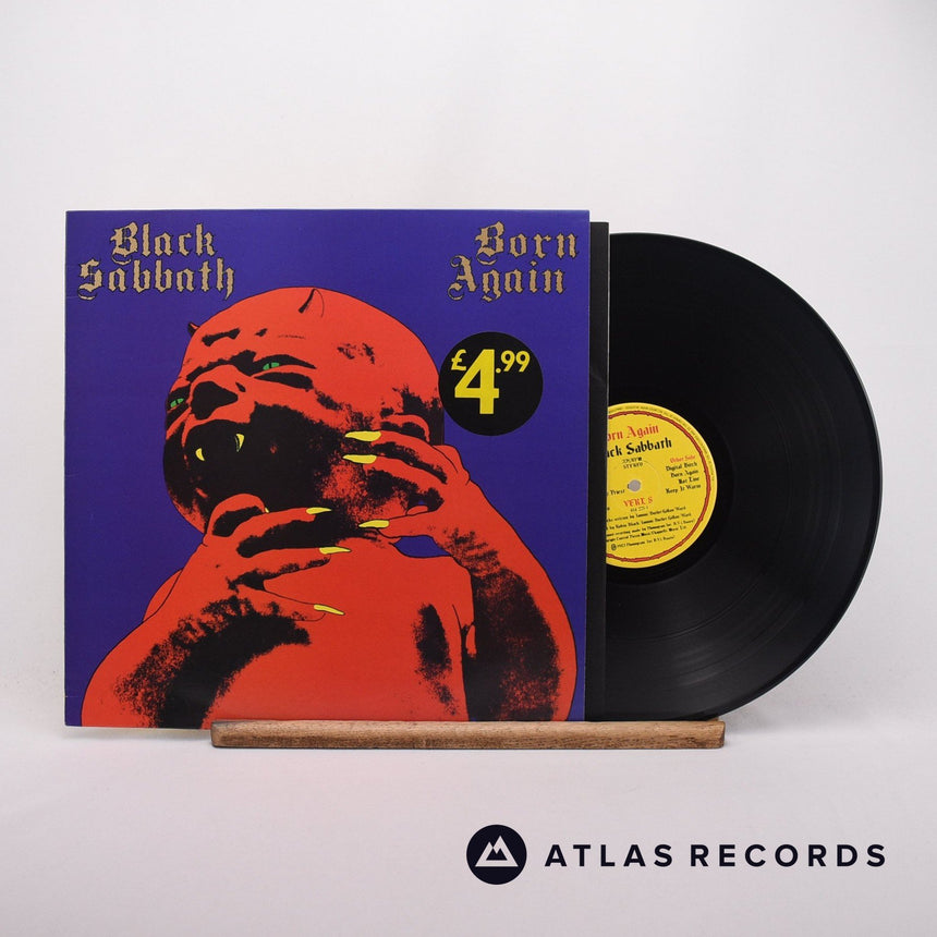 Black Sabbath Born Again LP Vinyl Record - Front Cover & Record