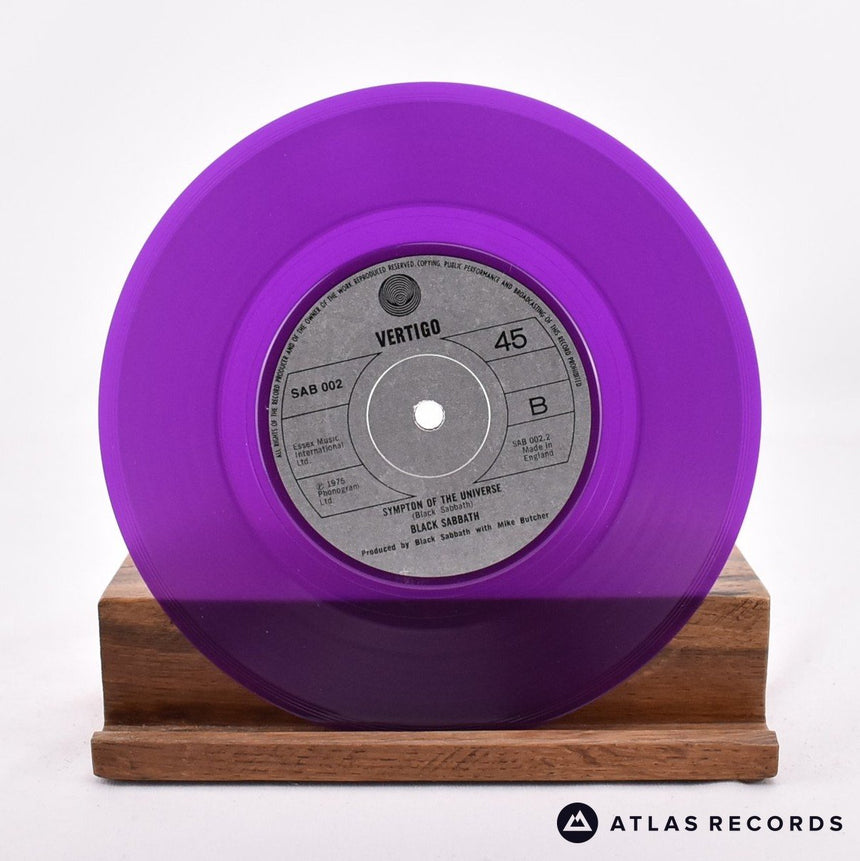 Black Sabbath - Hard Road - Purple Limited Edition Misprint 7" Vinyl Record - EX