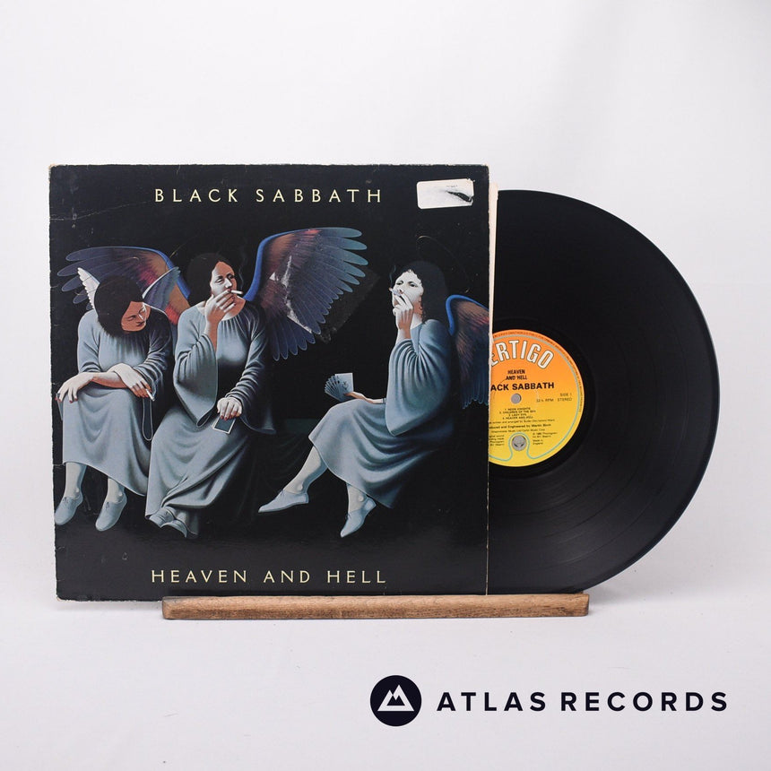 Black Sabbath Heaven And Hell LP Vinyl Record - Front Cover & Record