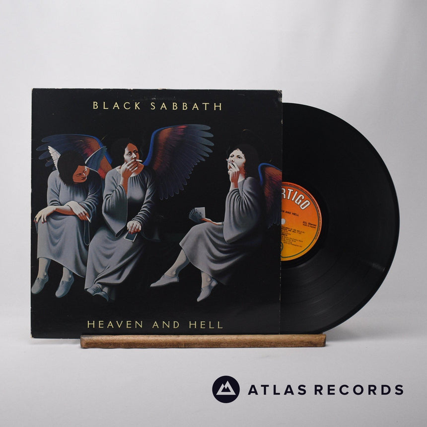 Black Sabbath Heaven And Hell LP Vinyl Record - Front Cover & Record