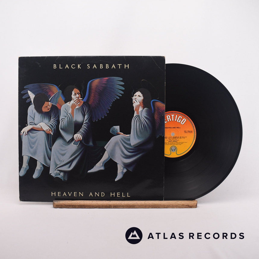 Black Sabbath Heaven And Hell LP Vinyl Record - Front Cover & Record