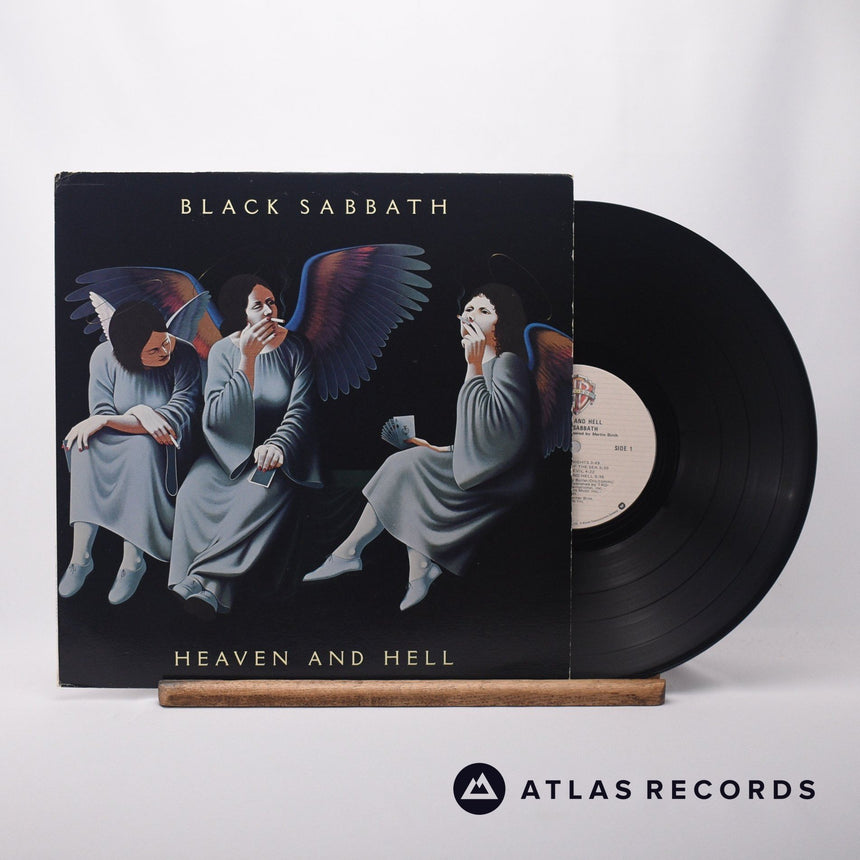 Black Sabbath Heaven And Hell LP Vinyl Record - Front Cover & Record