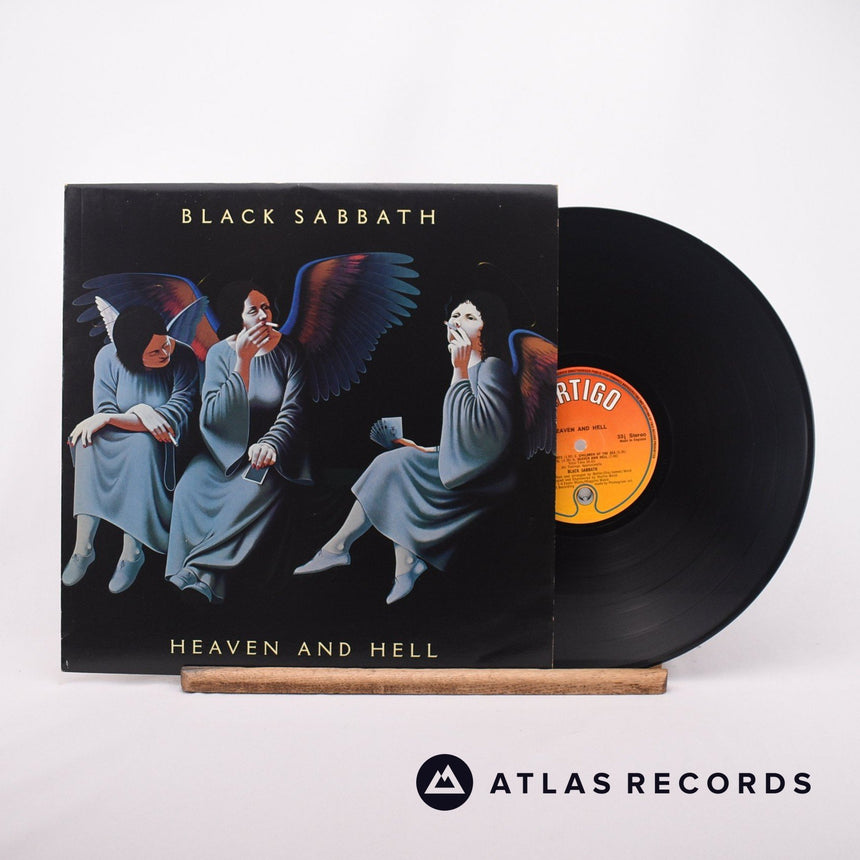 Black Sabbath Heaven And Hell LP Vinyl Record - Front Cover & Record