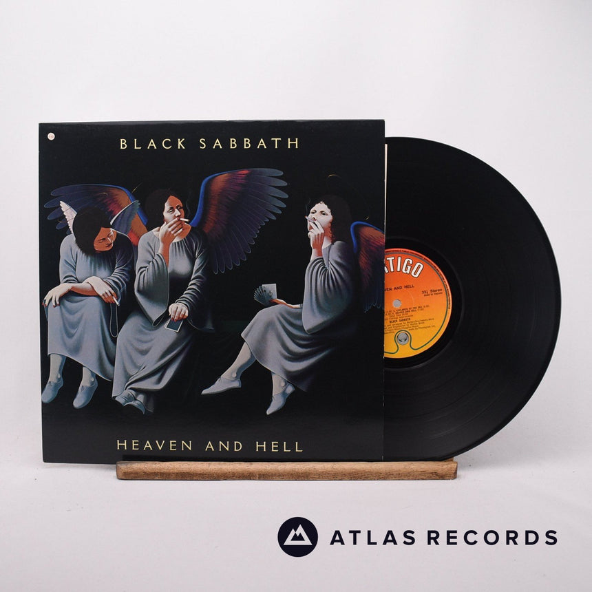 Black Sabbath Heaven And Hell LP Vinyl Record - Front Cover & Record