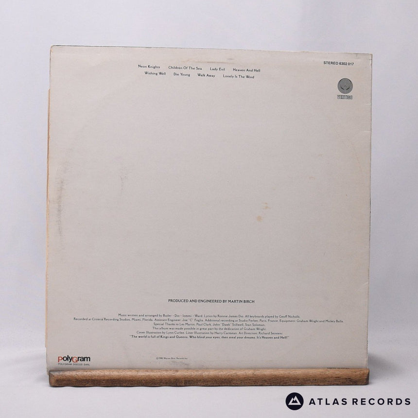 Black Sabbath - Heaven And Hell - Portuguese A B LP Vinyl Record - VG+/VG+