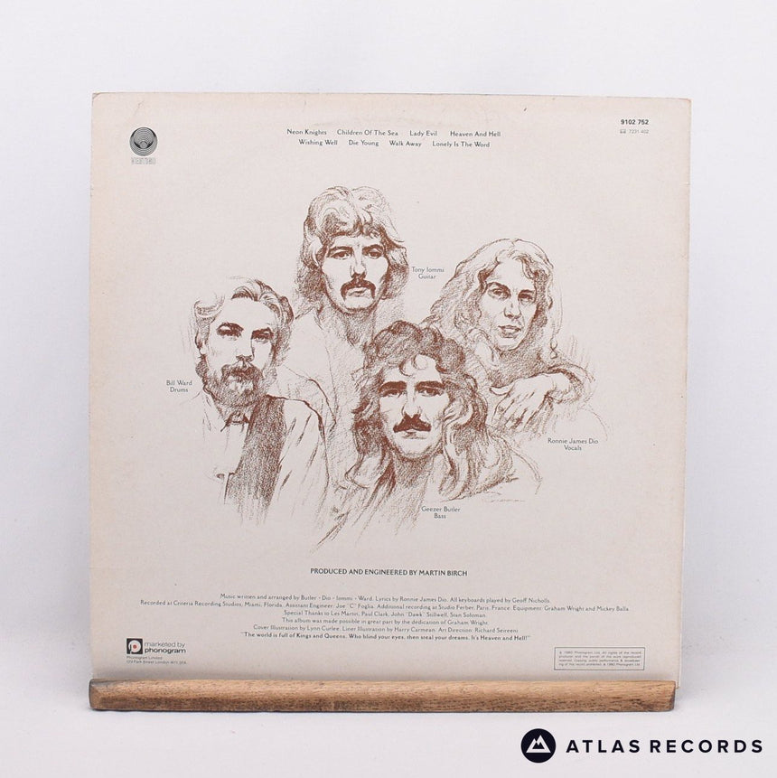 Black Sabbath - Heaven And Hell - A//2 B//3 LP Vinyl Record - VG+/VG+