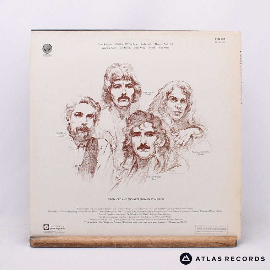Black Sabbath - Heaven And Hell - A//1 B//1 LP Vinyl Record - EX/EX