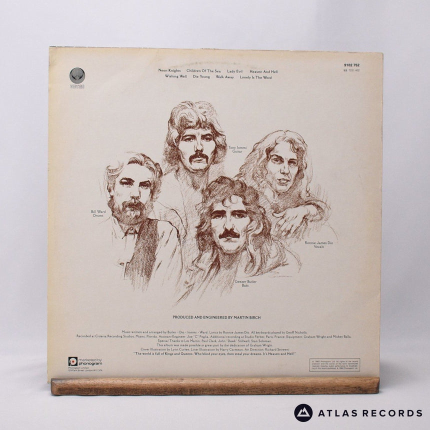 Black Sabbath - Heaven And Hell - A3 B2 LP Vinyl Record - VG+/EX