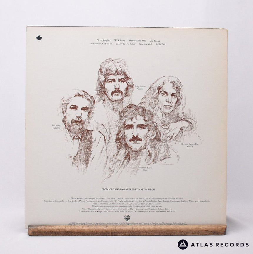 Black Sabbath - Heaven And Hell - 1A LP Vinyl Record - VG+/VG+