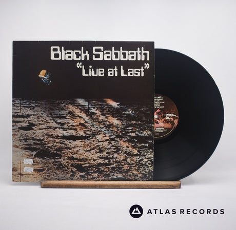Black Sabbath Live At Last LP Vinyl Record - Front Cover & Record