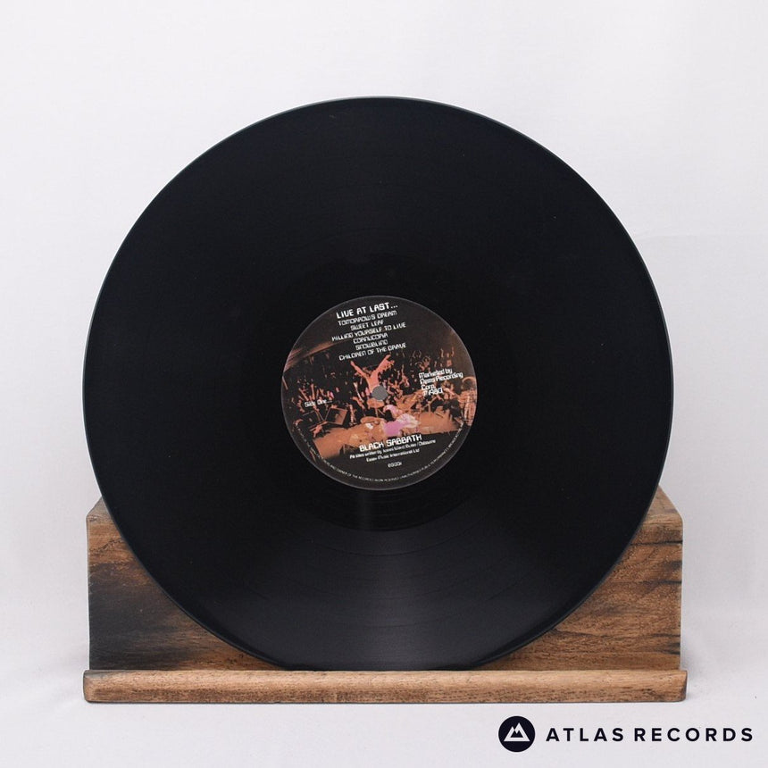 Black Sabbath - Live At Last... - 1A 1B LP Vinyl Record - VG+/VG+