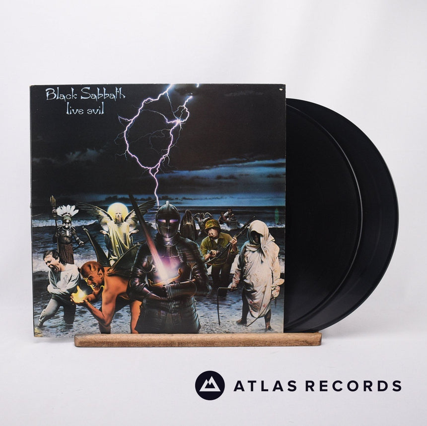 Black Sabbath Live Evil 2 x LP Vinyl Record - Front Cover & Record