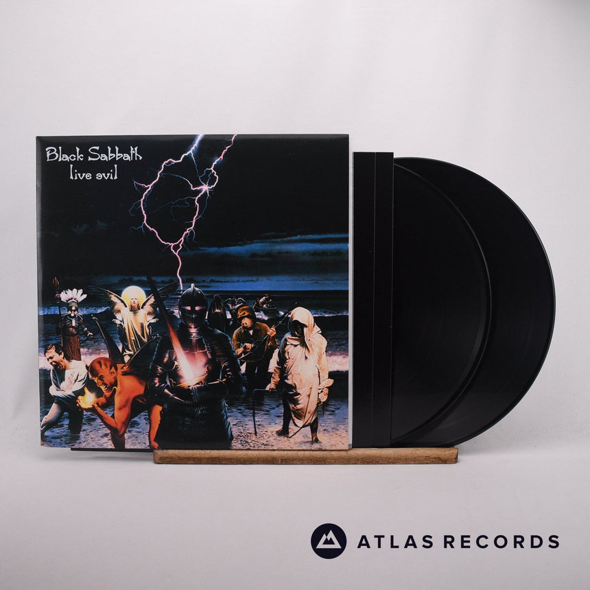 Black Sabbath Live Evil 2 x LP Vinyl Record - Front Cover & Record