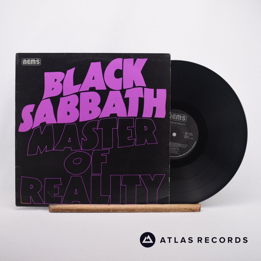 Black Sabbath Master Of Reality LP Vinyl Record - Front Cover & Record