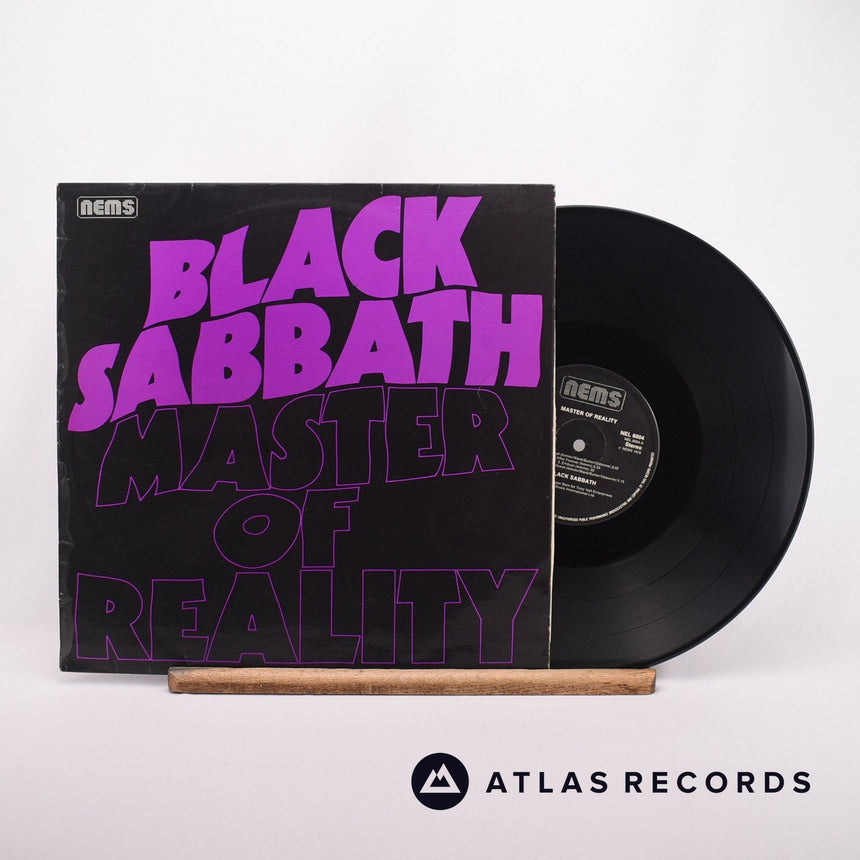 Black Sabbath Master Of Reality LP Vinyl Record - Front Cover & Record