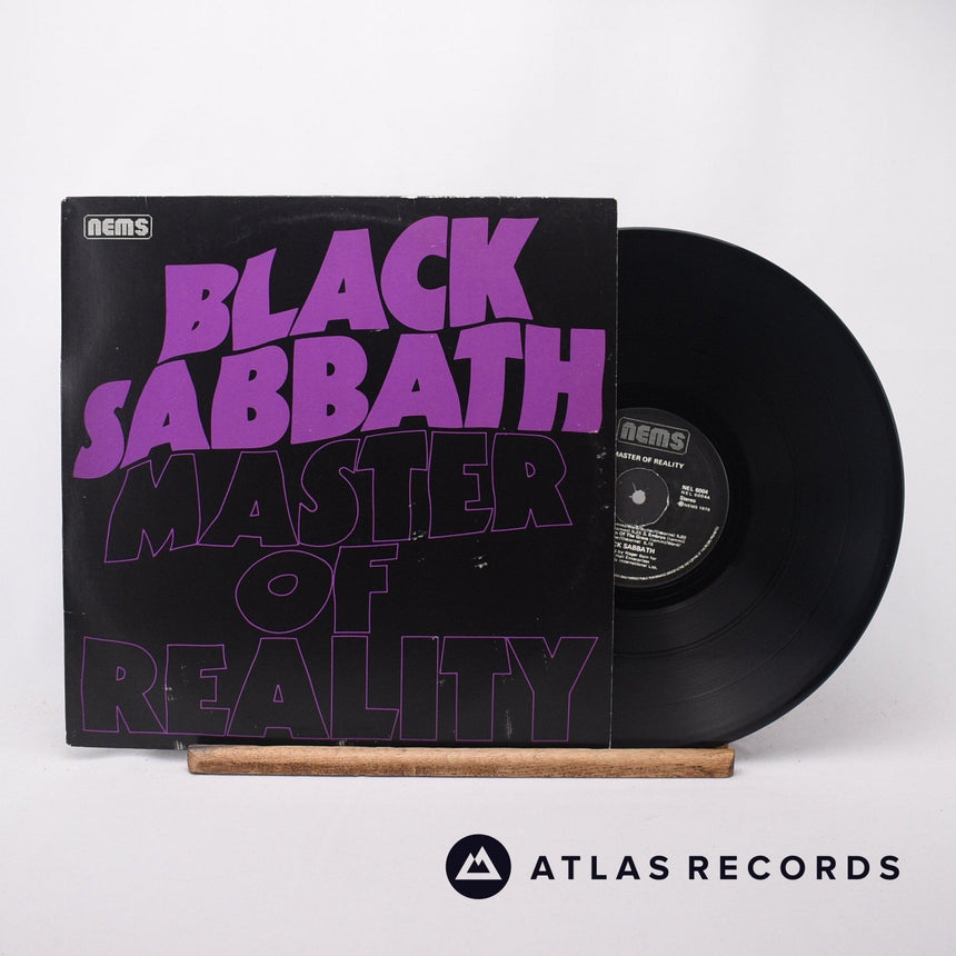 Black Sabbath Master Of Reality LP Vinyl Record - Front Cover & Record