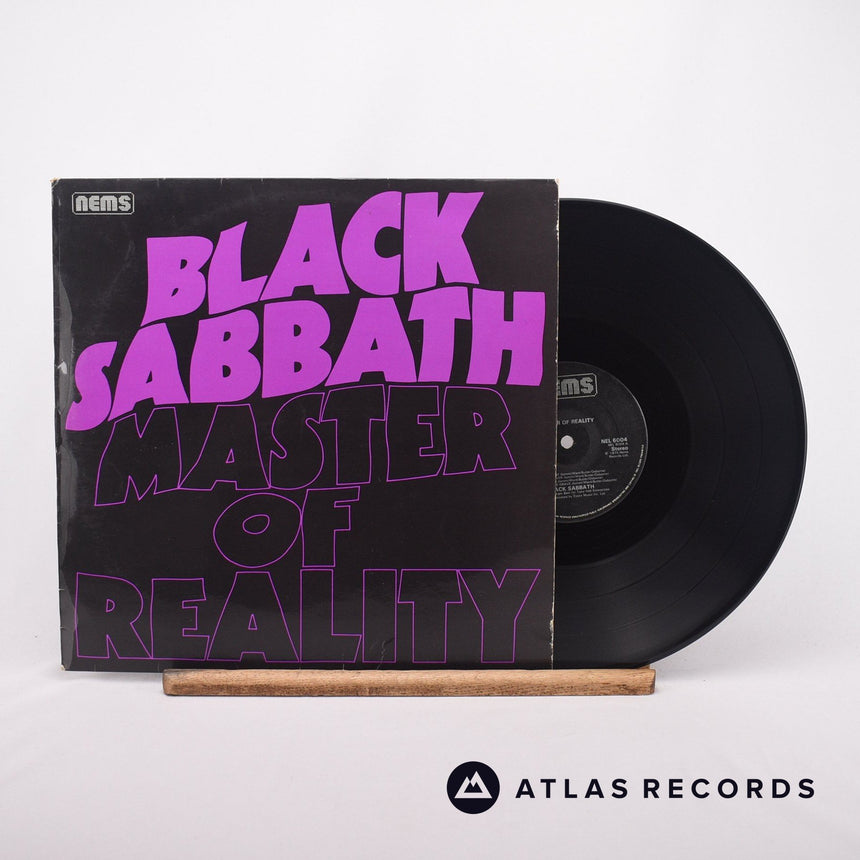 Black Sabbath Master Of Reality LP Vinyl Record - Front Cover & Record