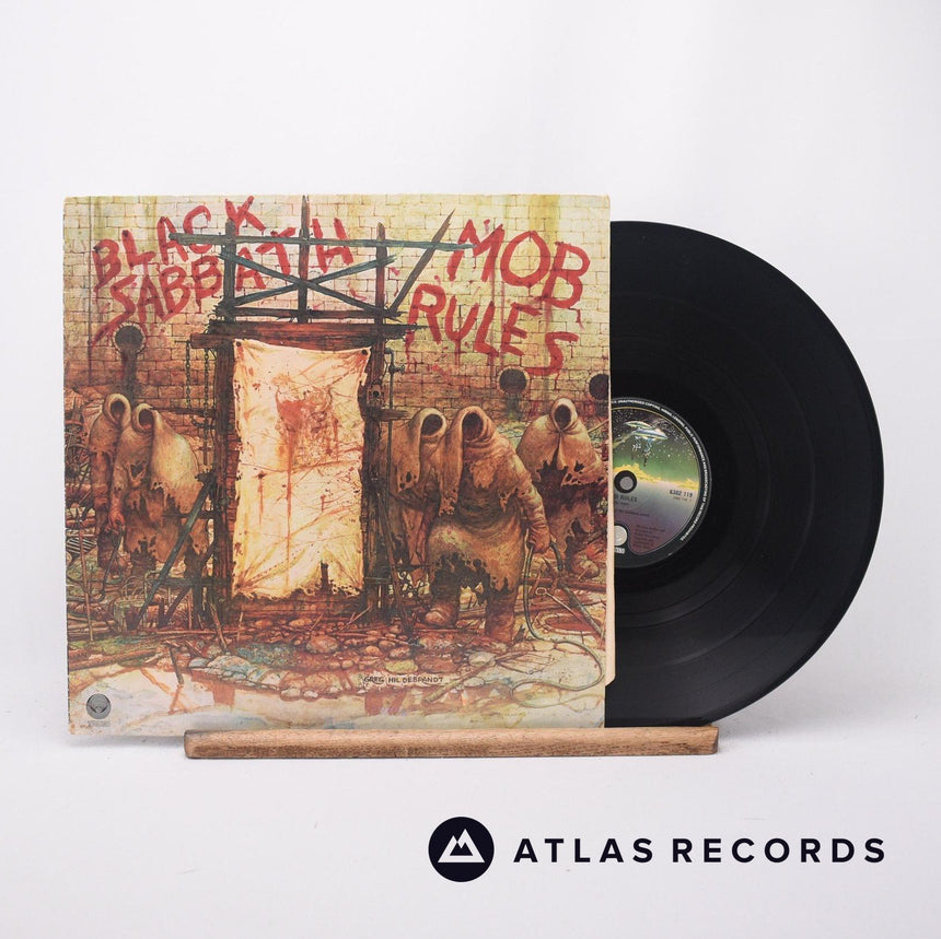 Black Sabbath Mob Rules LP Vinyl Record - Front Cover & Record