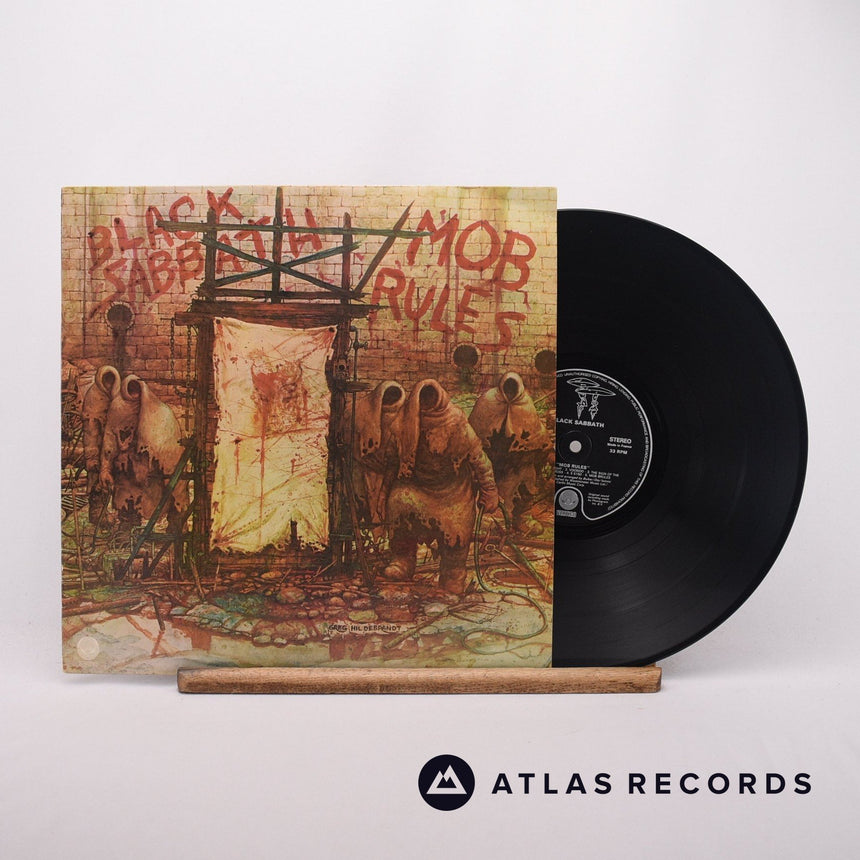 Black Sabbath Mob Rules LP Vinyl Record - Front Cover & Record