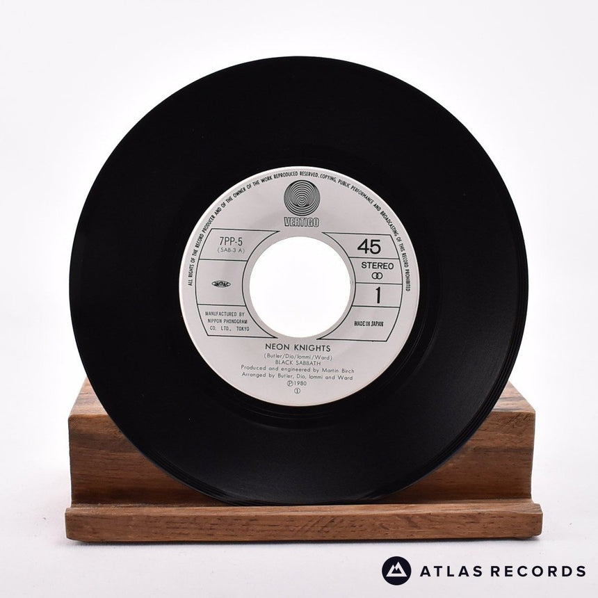 Black Sabbath - ネオンの騎士 = Neon Knights - Insert 7" Vinyl Record - EX/EX