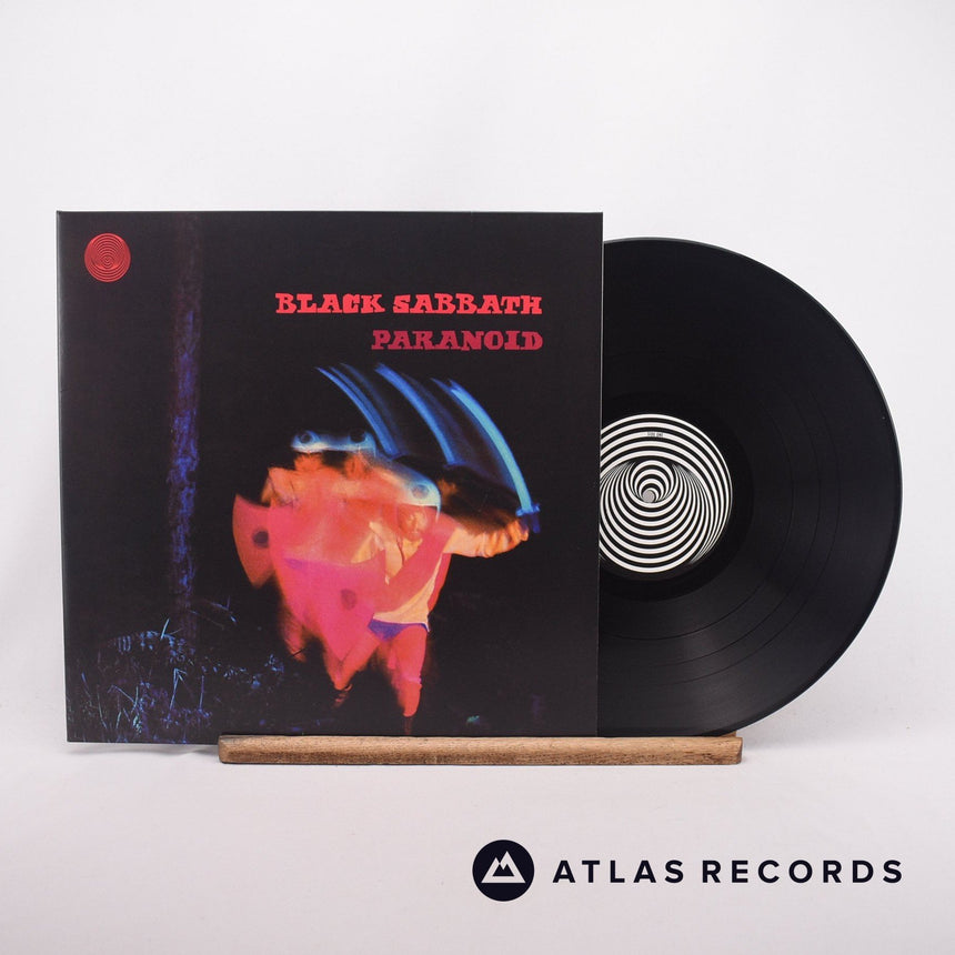Black Sabbath Paranoid LP Vinyl Record - Front Cover & Record