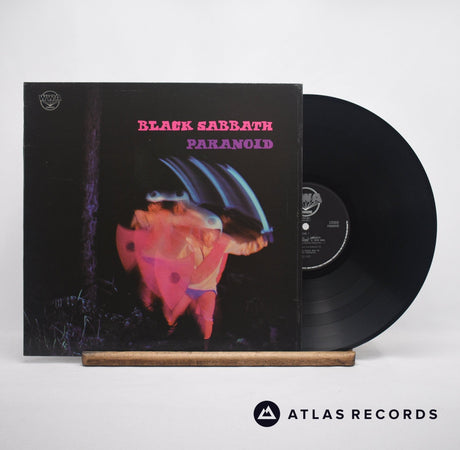 Black Sabbath Paranoid LP Vinyl Record - Front Cover & Record