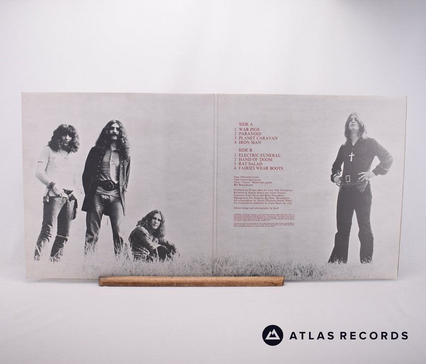 Black Sabbath - Paranoid - First Uk Press 1Y//1 2Y//1 LP Vinyl Record - EX/VG+
