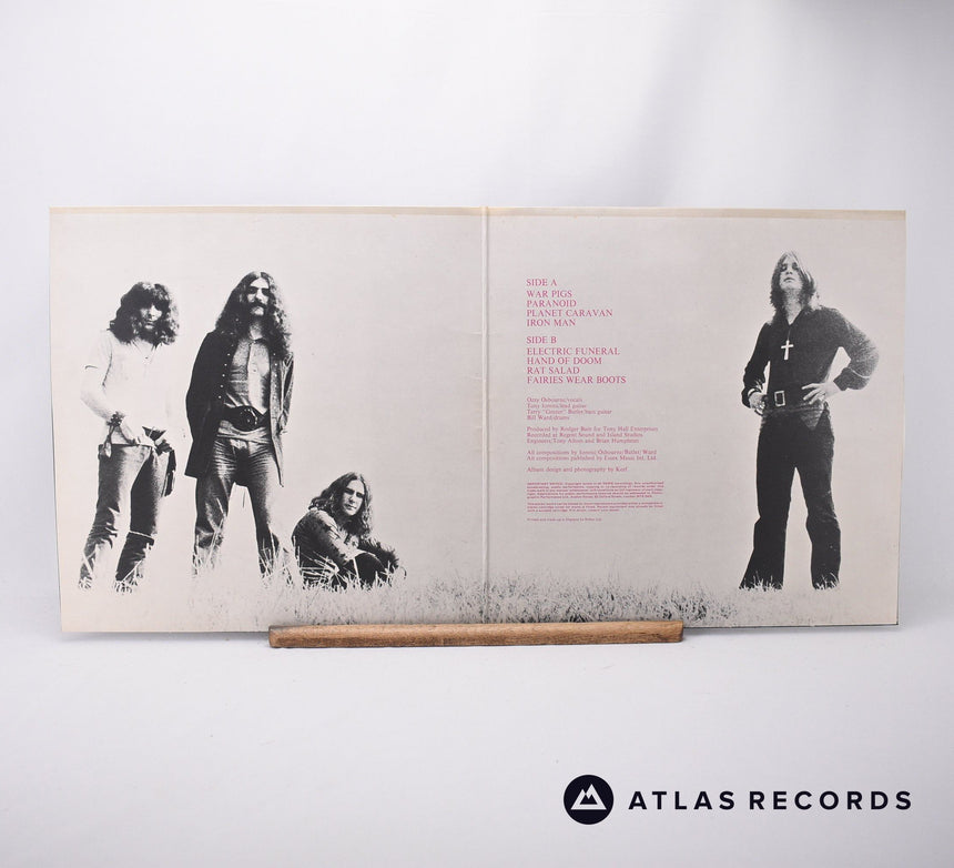 Black Sabbath - Paranoid - Reissue Gatefold A1 B1 LP Vinyl Record - VG+/EX