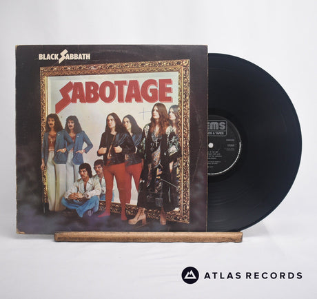 Black Sabbath Sabotage LP Vinyl Record - Front Cover & Record