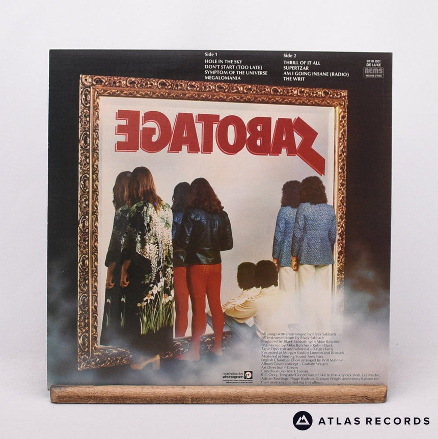 Black Sabbath - Sabotage - Textured Sleeve 1Y//2 2Y//2 LP Vinyl Record - EX/NM