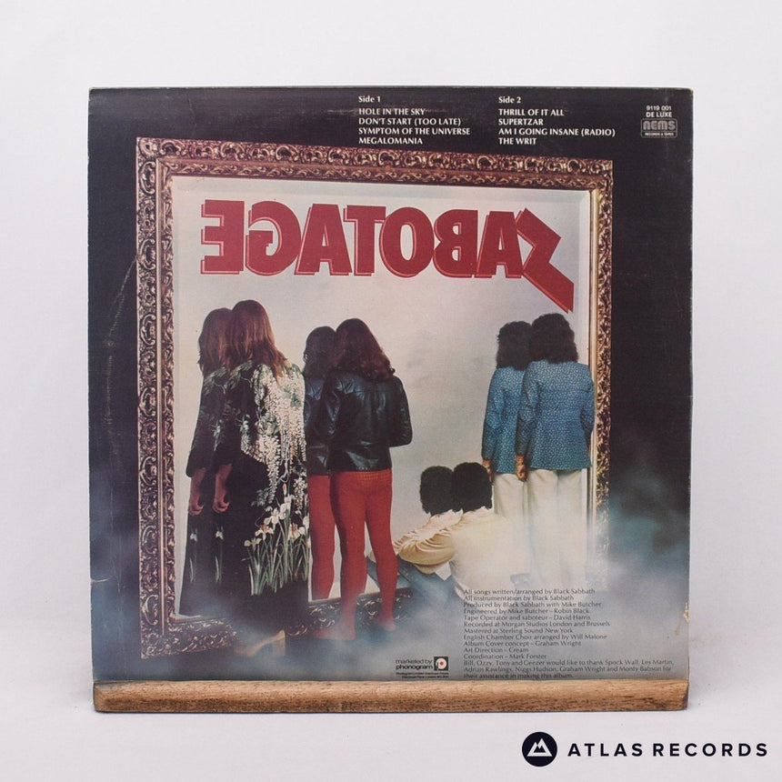 Black Sabbath - Sabotage - 1Y//2 2Y//1 LP Vinyl Record - VG+/VG