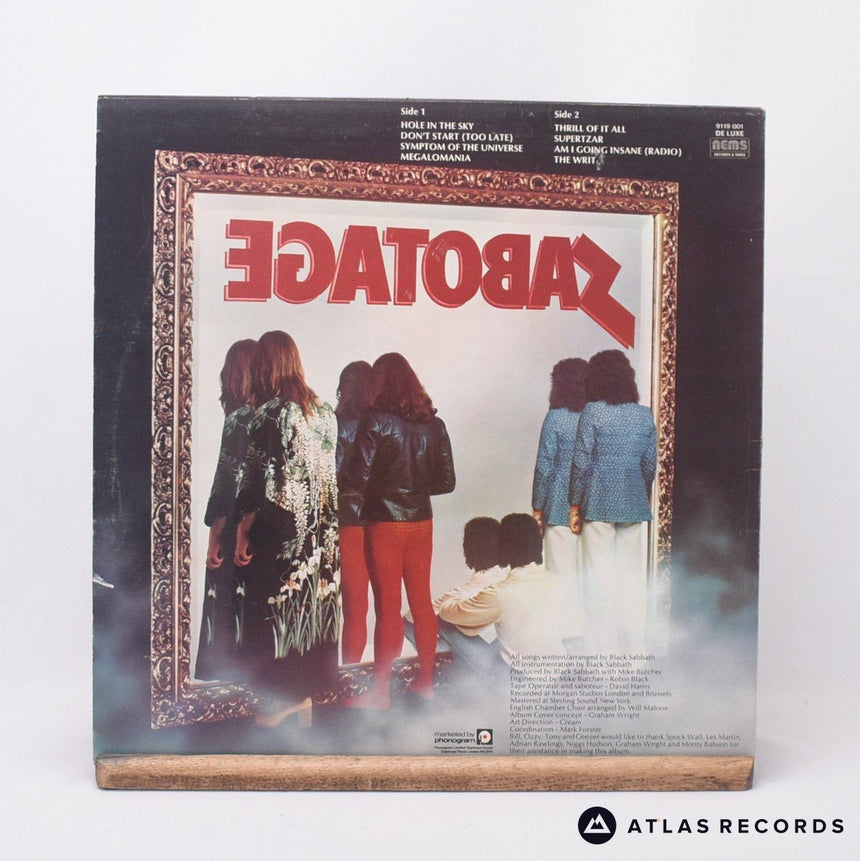 Black Sabbath - Sabotage - First Uk Press 1Y 2Y LP Vinyl Record - VG+/EX