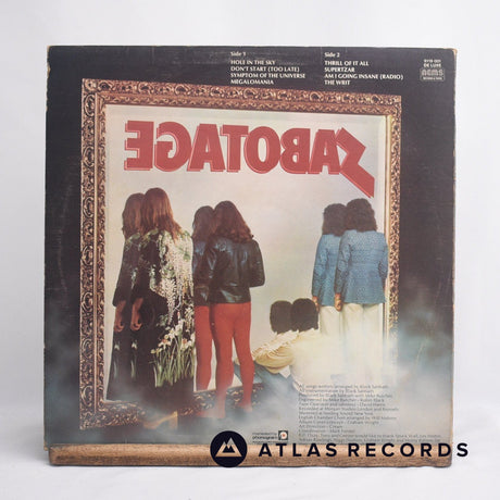 Black Sabbath - Sabotage - 1Y//2 2Y//1 LP Vinyl Record - VG/VG+