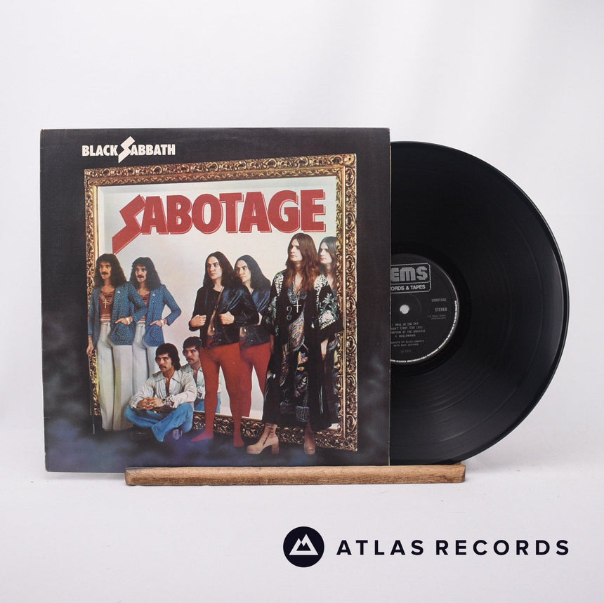 Black Sabbath Sabotage LP Vinyl Record - Front Cover & Record