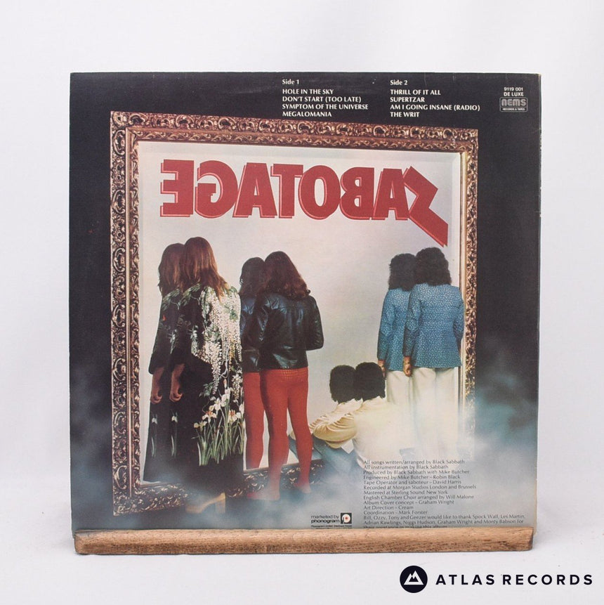 Black Sabbath - Sabotage - 1Y//2 2Y//2 LP Vinyl Record - EX/EX