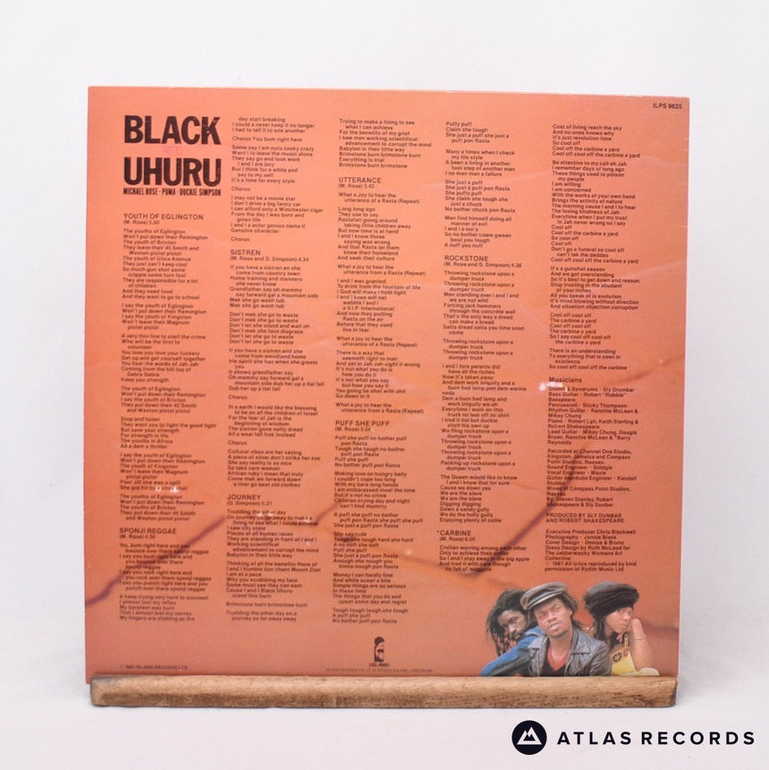 Black Uhuru - Red - Red LP Vinyl Record - EX/NM