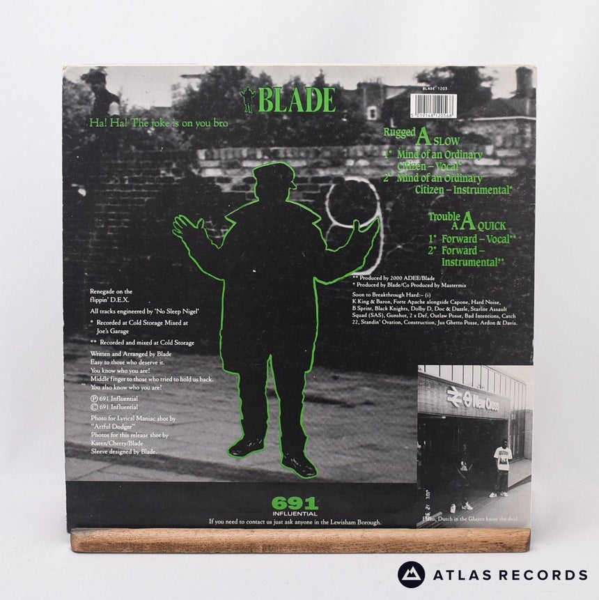 Blade - Mind Of An Ordinary Citizen / Forward - 12" Vinyl Record - VG+/VG+