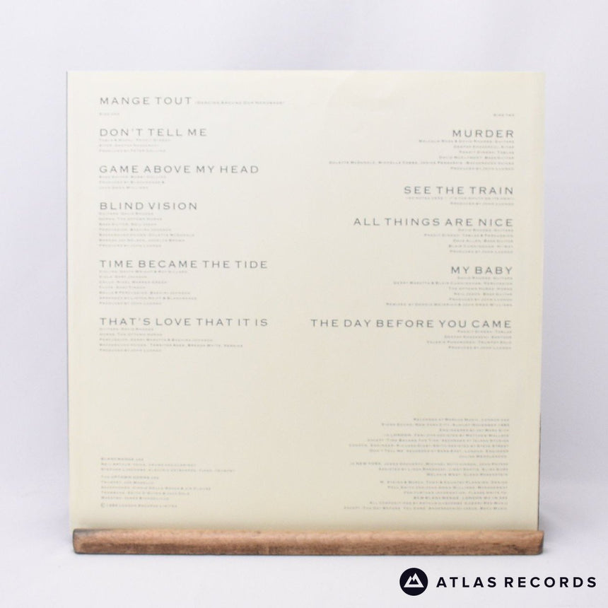 Blancmange - Mange Tout - Textured Sleeve A//1 B//1 LP Vinyl Record - EX/EX