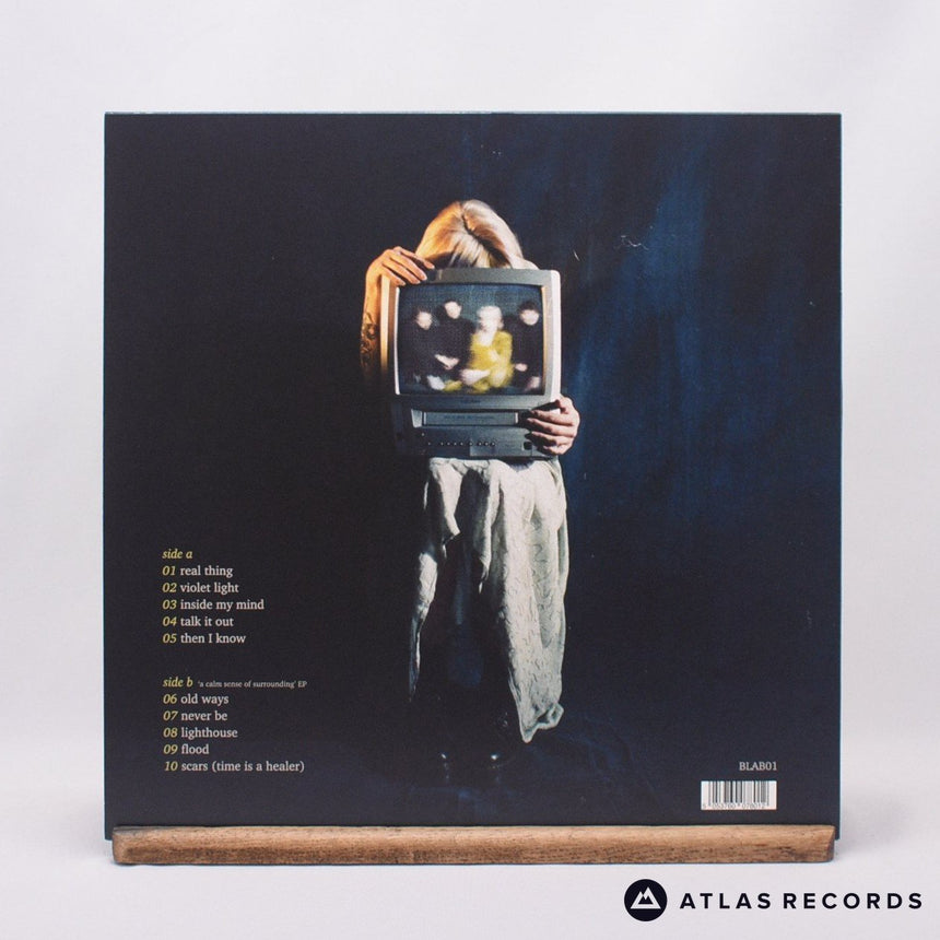 Bleach Lab - Nothing Feels Real - Yellow Lyric Sheet LP Vinyl Record - EX/NM