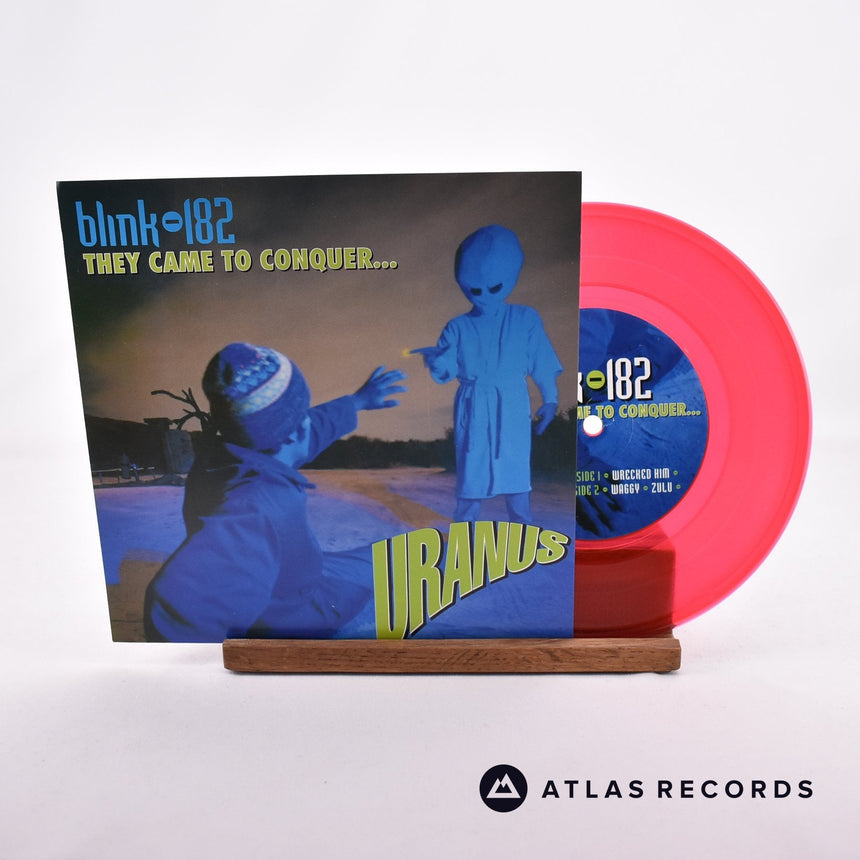 Blink-182 They Came To Conquer...Uranus 7" Vinyl Record - Front Cover & Record
