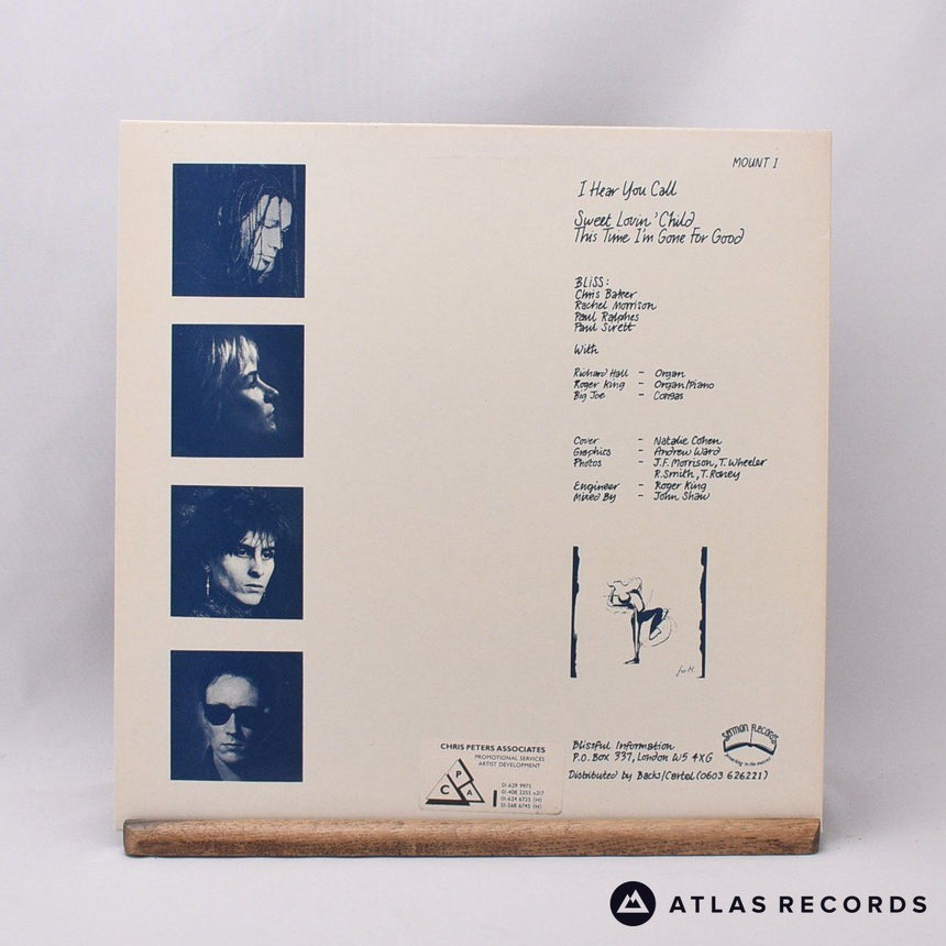 Bliss - I Hear You Call - Insert 12" Vinyl Record - EX/EX