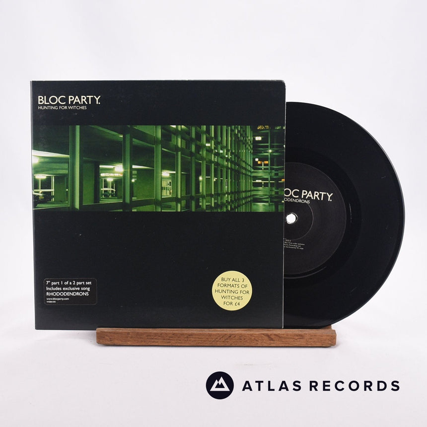 Bloc Party Hunting For Witches 7" Vinyl Record - Front Cover & Record