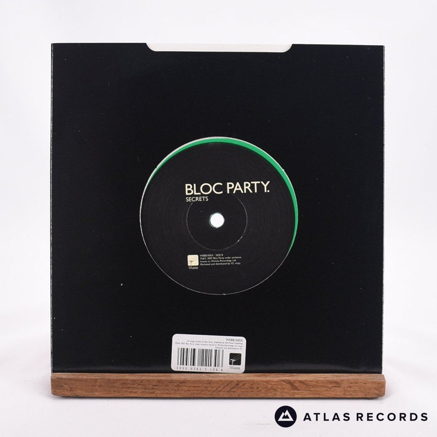 Bloc Party - Hunting For Witches - Green Die-Cut Sleeve 7" Vinyl Record - EX/EX